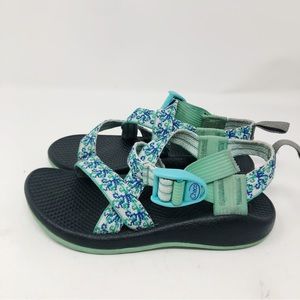 Chaco Z/1 Eco Tread Adjustable Sandals Shoes Hiking Girls Size 13